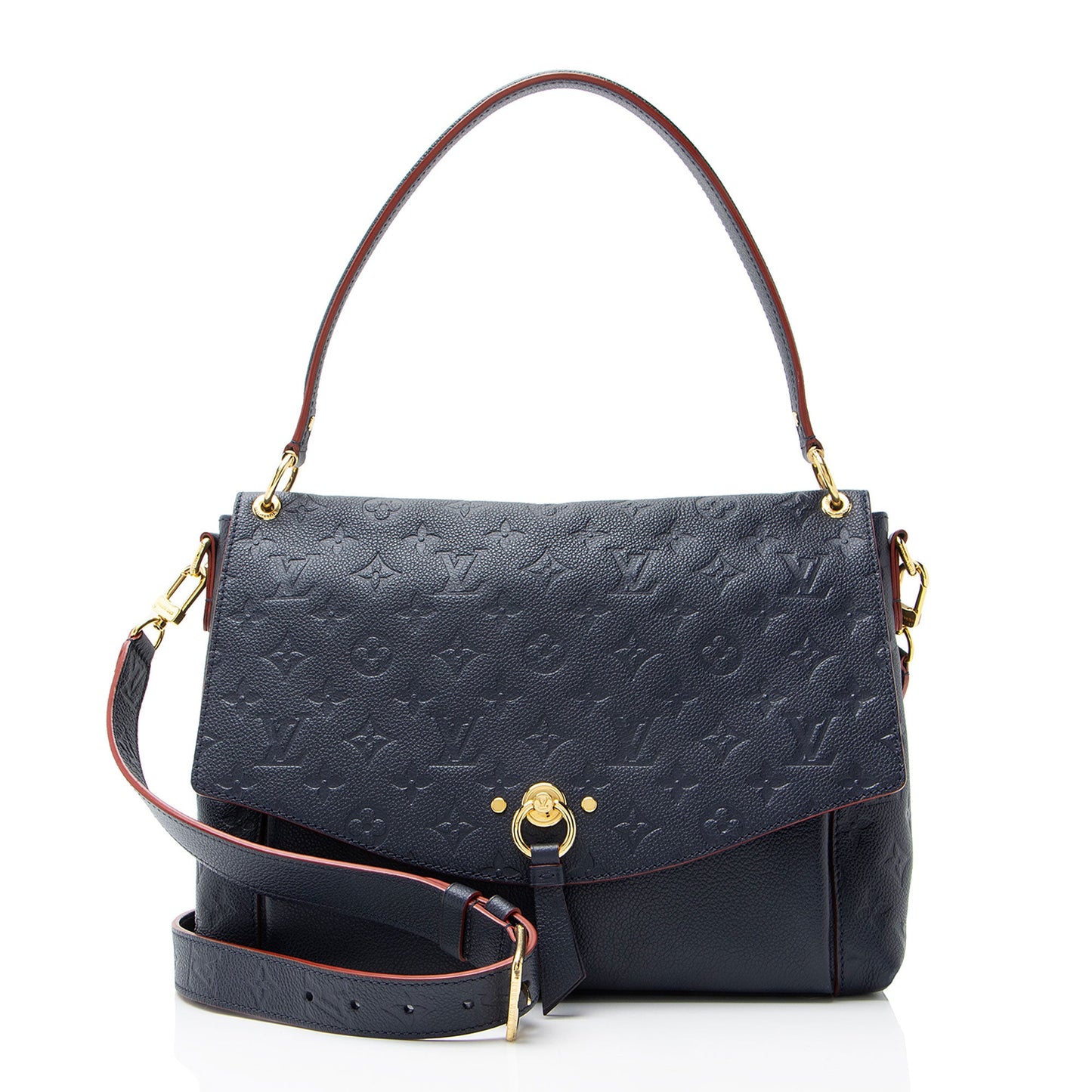 Louis Vuitton Monogram Empreinte Blanche MM Satchel