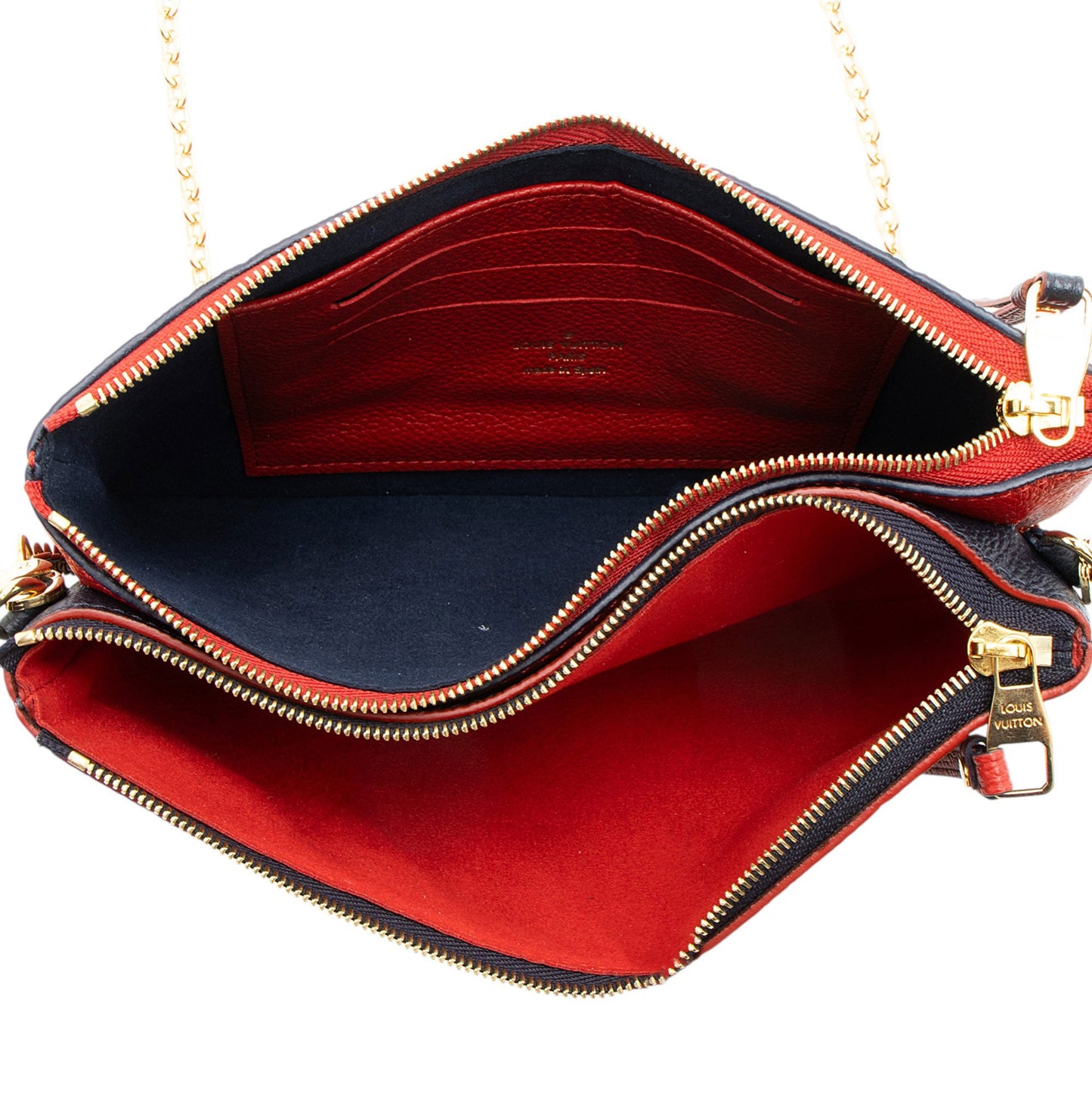 Louis Vuitton Monogram Empreinte Double Zip Pochette