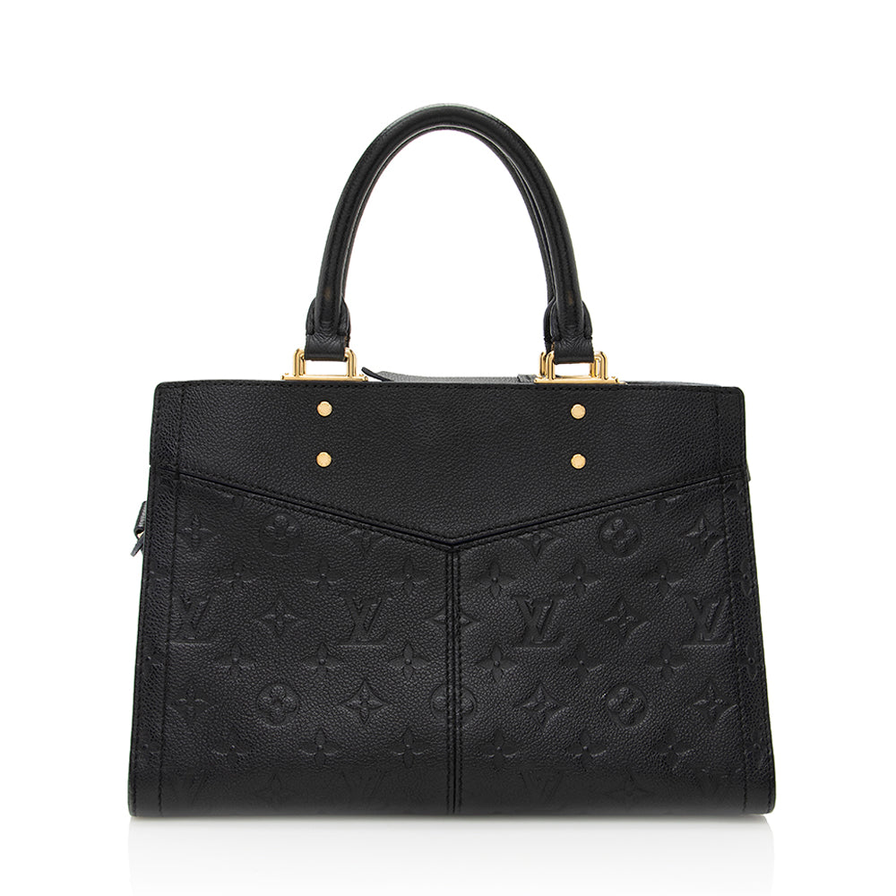 Louis Vuitton Monogram Empreinte Leather Sully PM Satchel (SHF-19494)