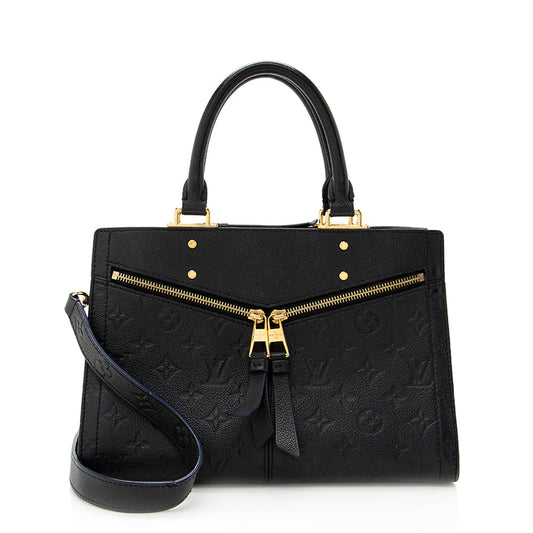 Louis Vuitton Monogram Empreinte Leather Sully PM Satchel (SHF-19494)