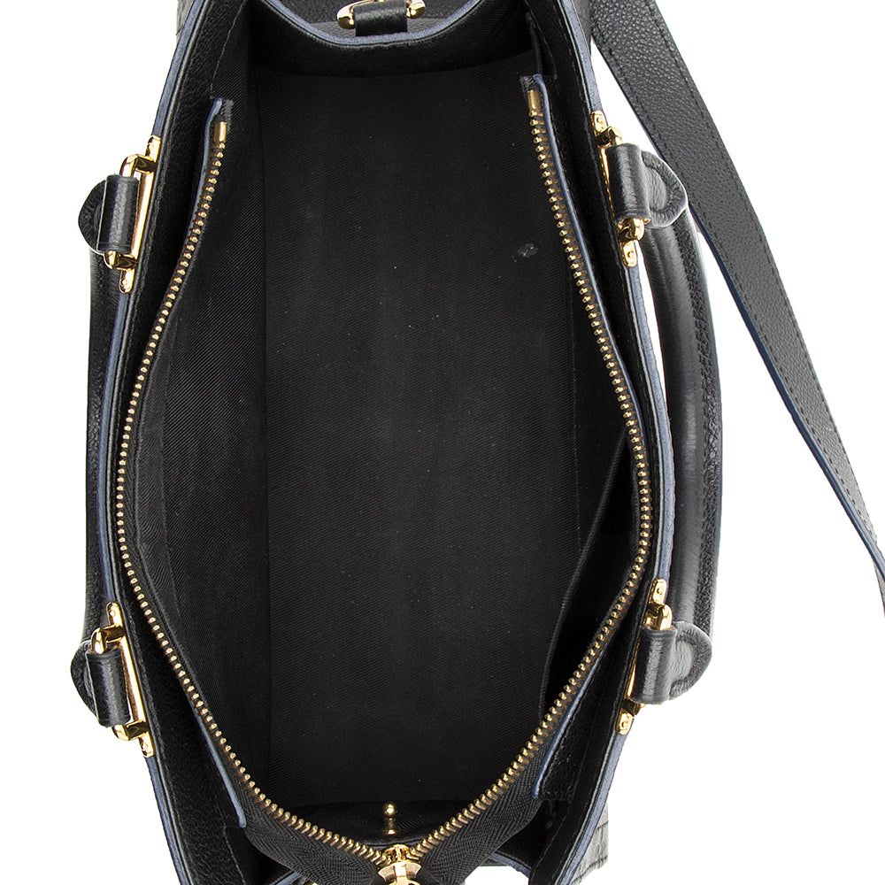 Louis Vuitton Monogram Empreinte Leather Sully PM Satchel (SHF-19494)