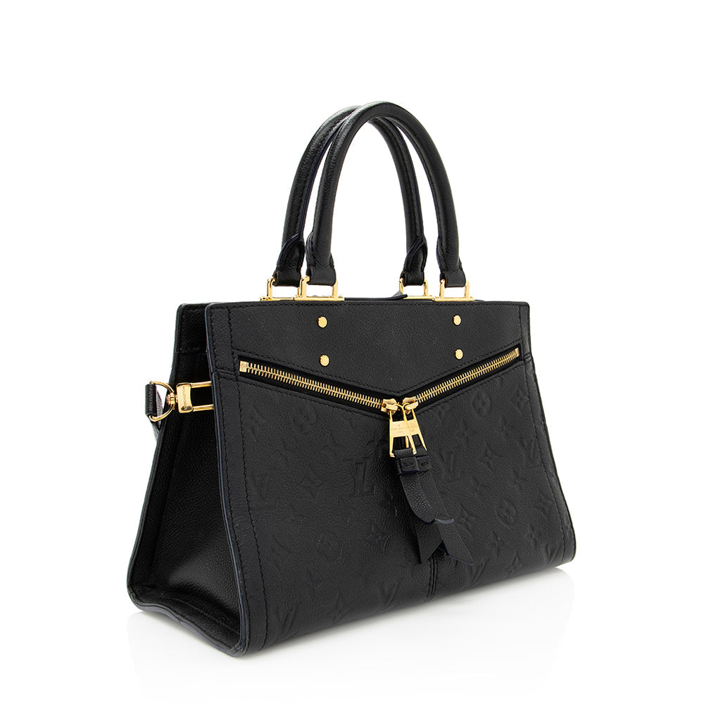 Louis Vuitton Monogram Empreinte Leather Sully PM Satchel (SHF-19494)