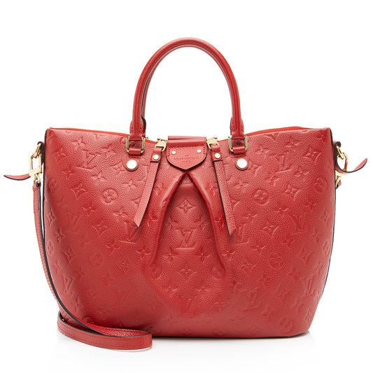 Louis Vuitton Monogram Empreinte Mazarine MM Satchel (SHF-dVerDe)