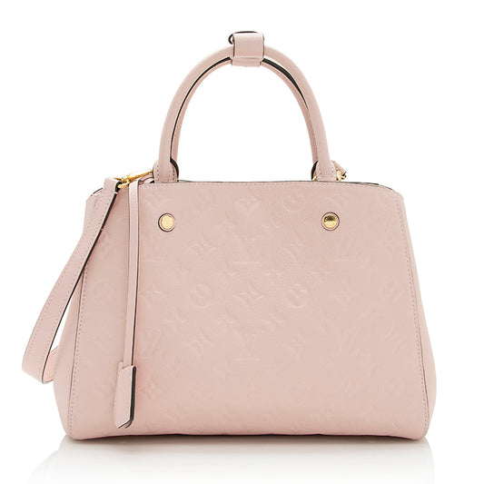 Louis Vuitton Monogram Empreinte Montaigne MM Satchel (SHF-21724)