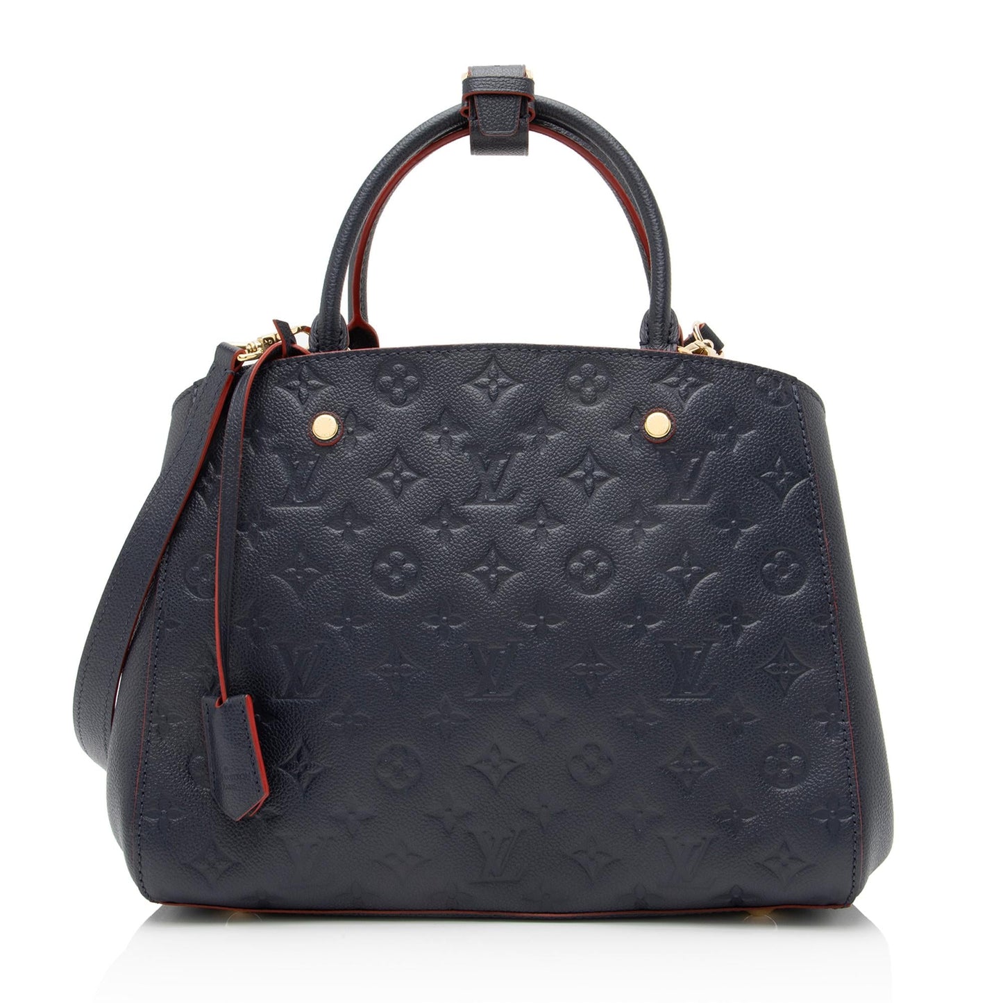 Louis Vuitton Monogram Empreinte Montaigne MM Satchel (SHF-23309)