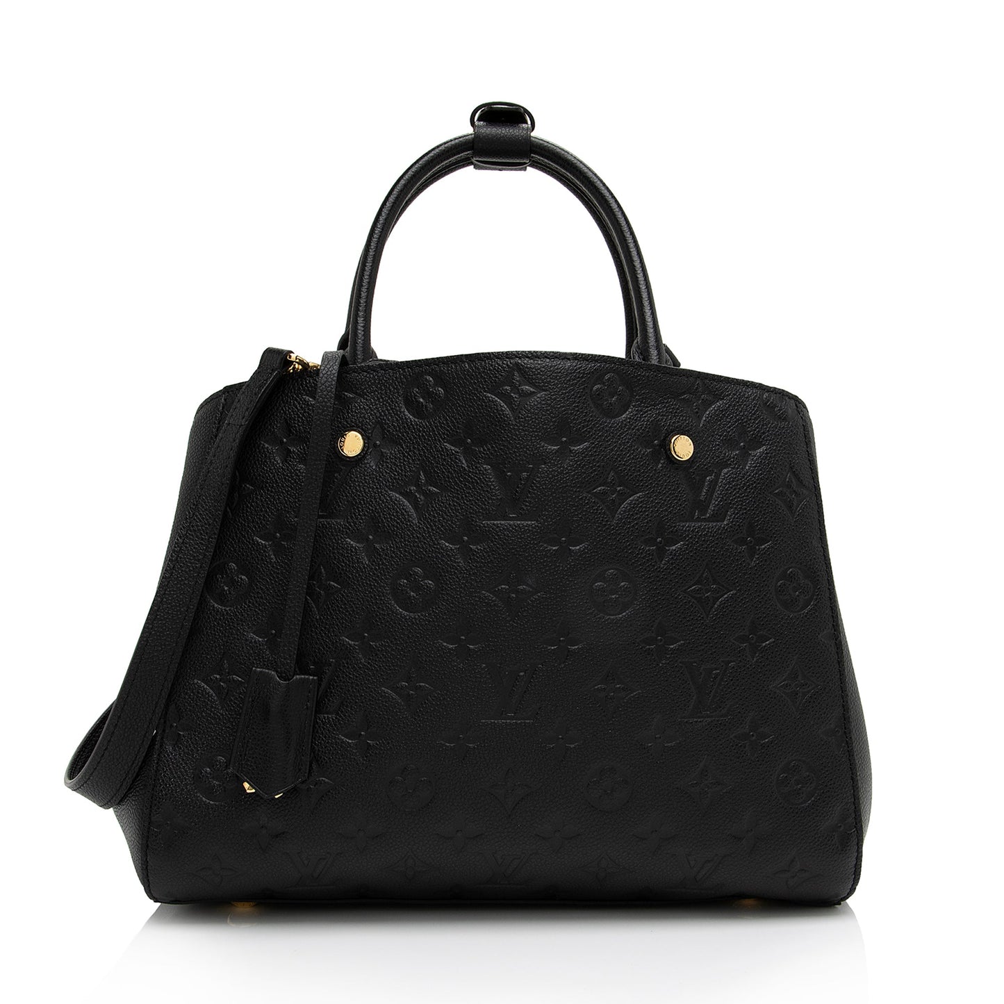 Louis Vuitton Monogram Empreinte Montaigne MM Satchel (SHF-MHeDUt)