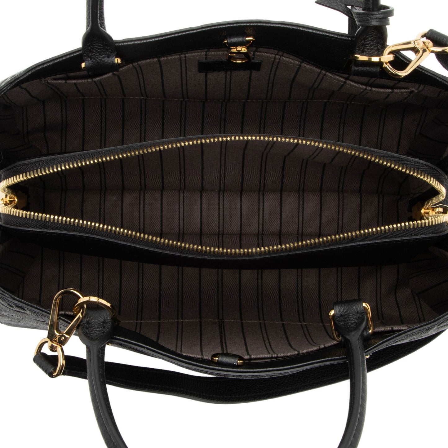 Louis Vuitton Monogram Empreinte Montaigne MM Satchel (SHF-VpKLcD)