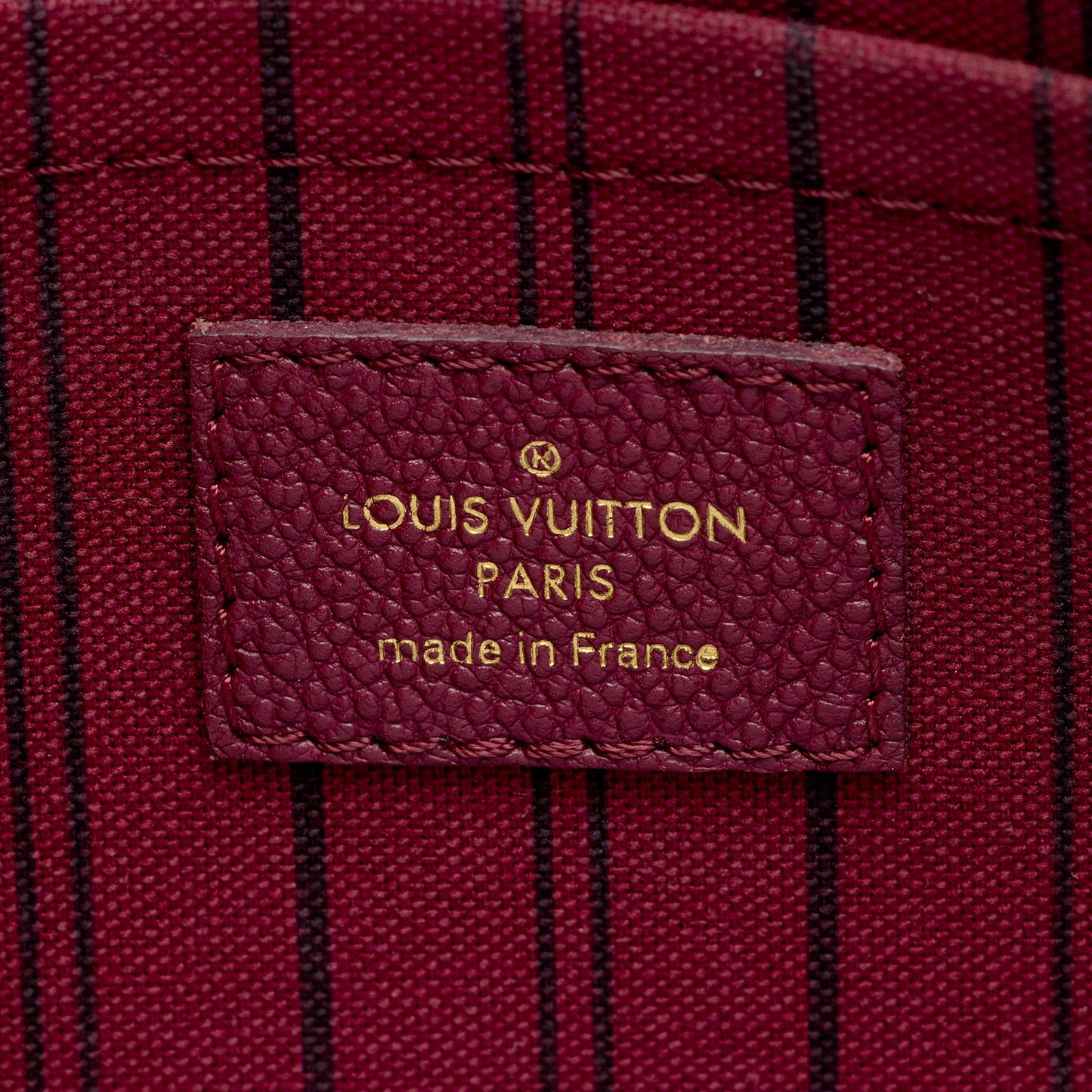 Louis Vuitton Monogram Empreinte Montaigne MM Satchel