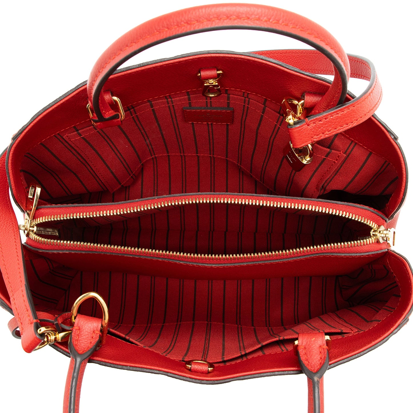 Louis Vuitton Monogram Empreinte Montaigne MM Satchel (SHF-oI2UM3)