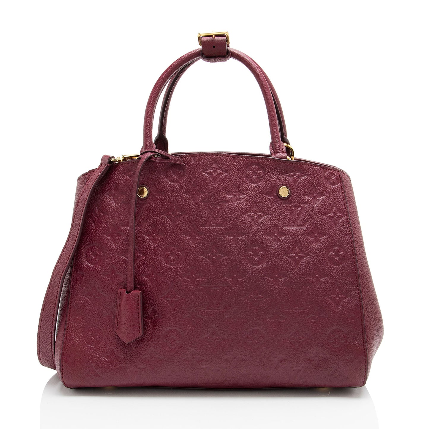 Louis Vuitton Monogram Empreinte Montaigne MM Satchel