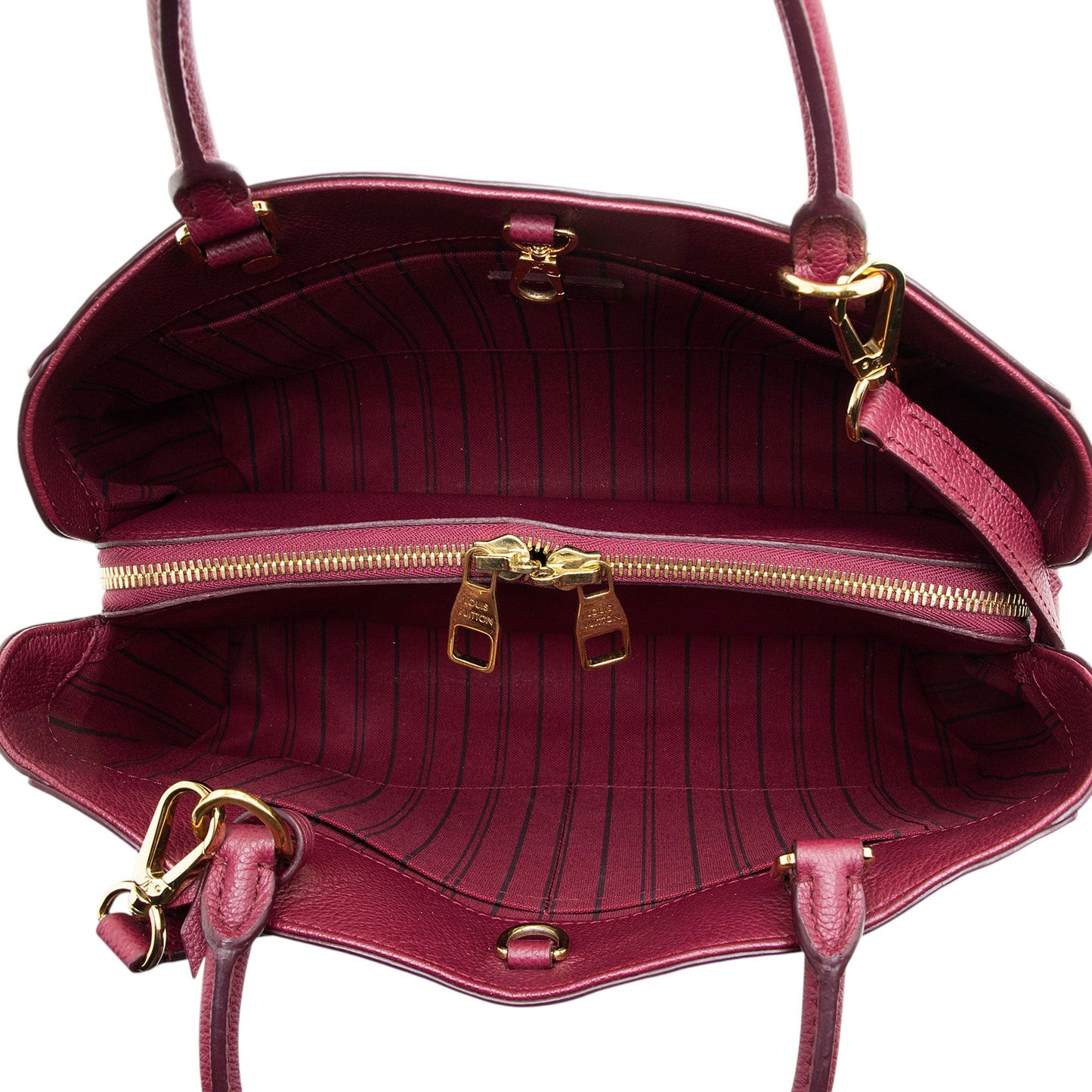 Louis Vuitton Monogram Empreinte Montaigne MM Satchel