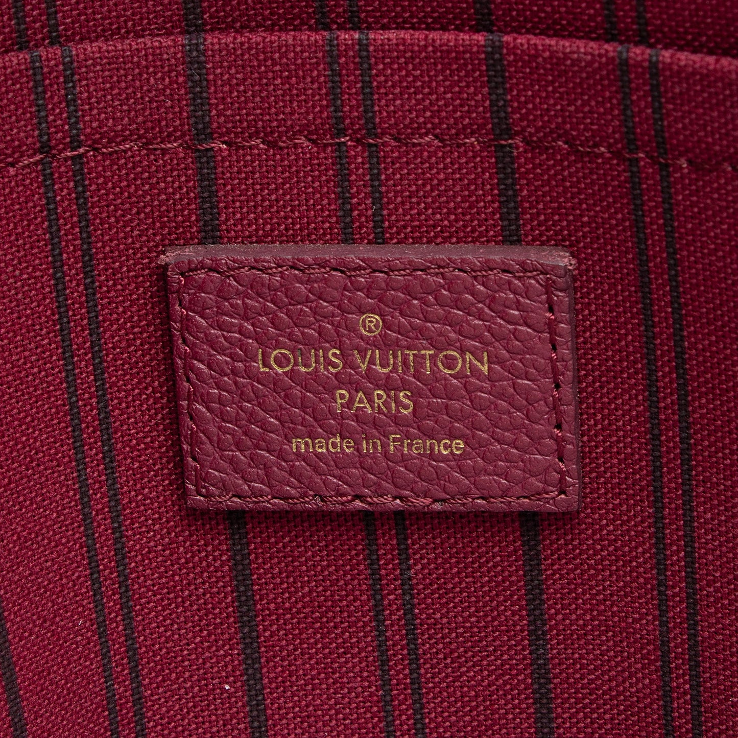 Louis Vuitton Monogram Empreinte Montaigne MM Satchel