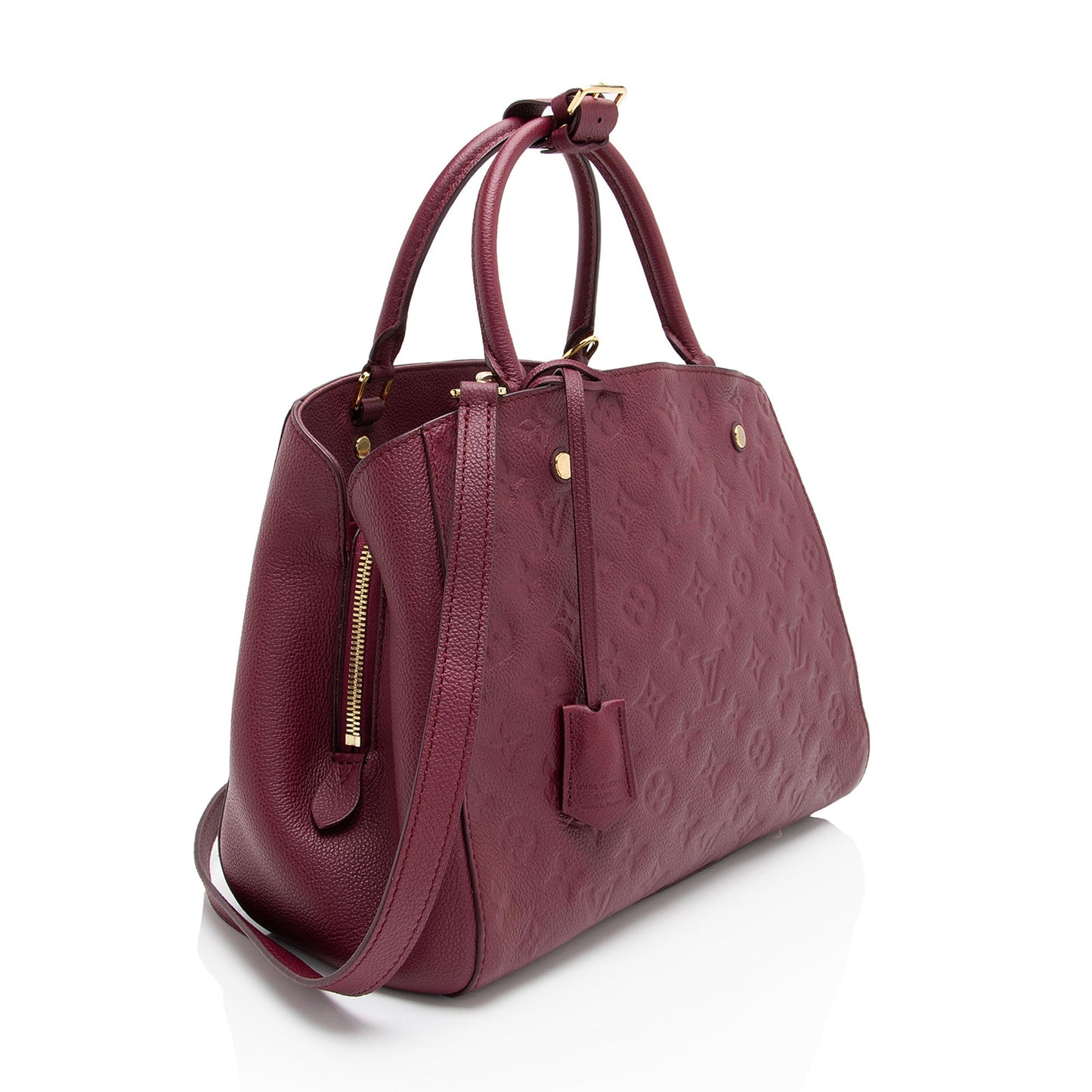 Louis Vuitton Monogram Empreinte Montaigne MM Satchel