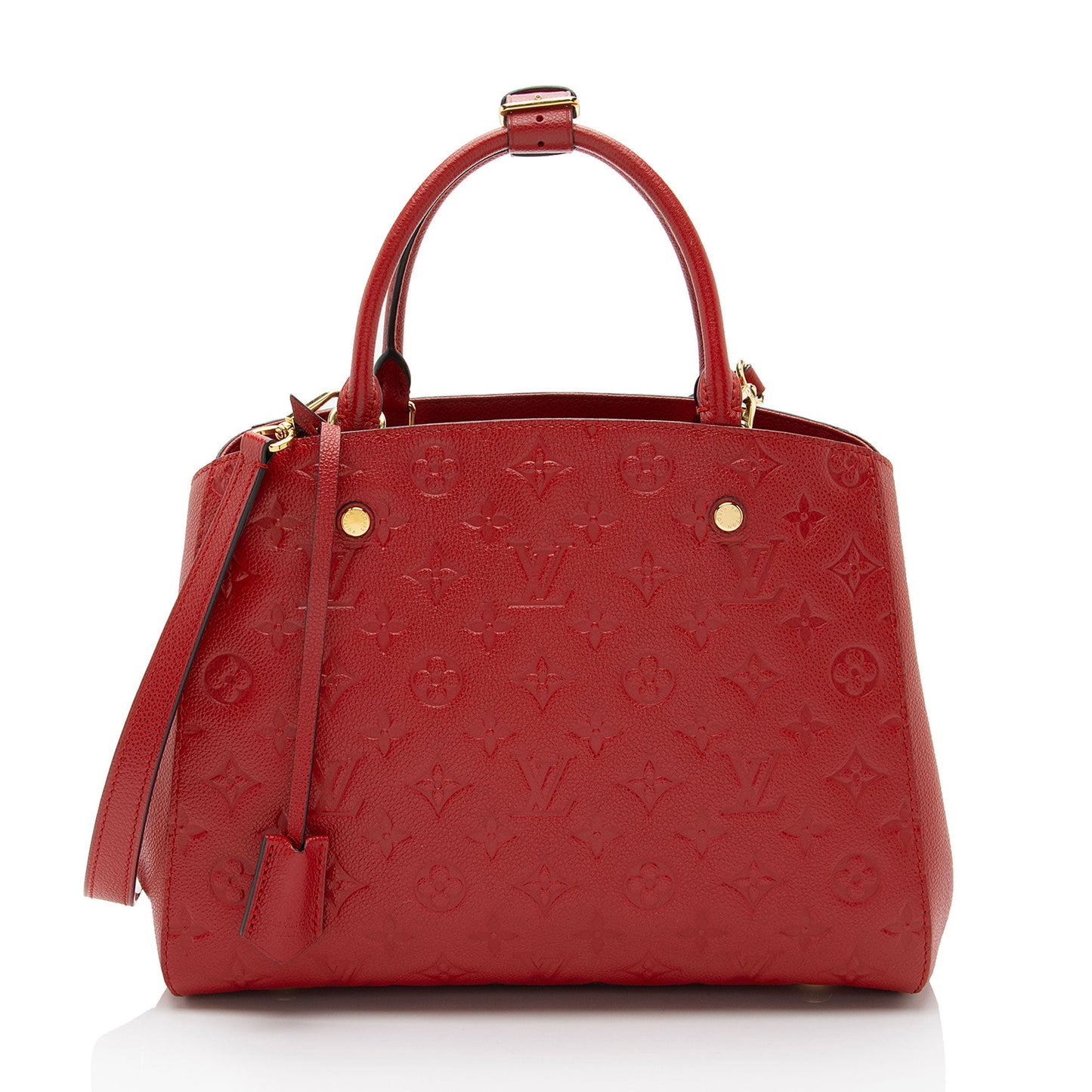 Louis Vuitton Monogram Empreinte Montaigne MM Satchel