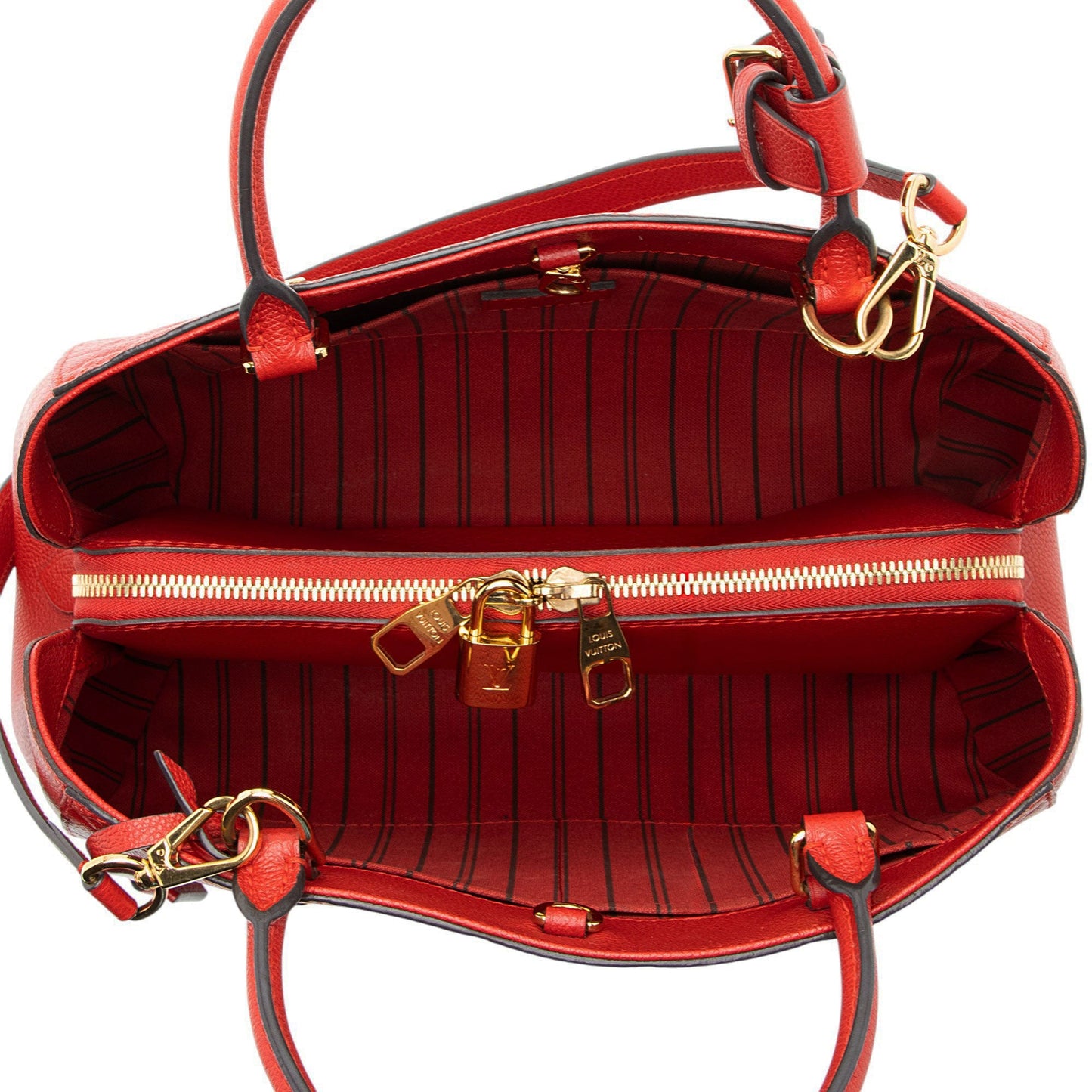 Louis Vuitton Monogram Empreinte Montaigne MM Satchel