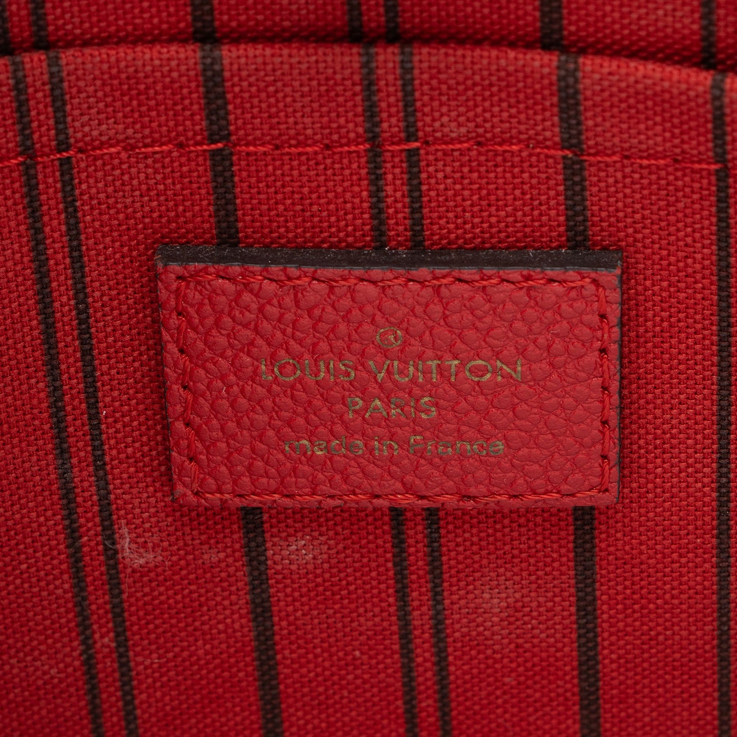 Louis Vuitton Monogram Empreinte Montaigne MM Satchel