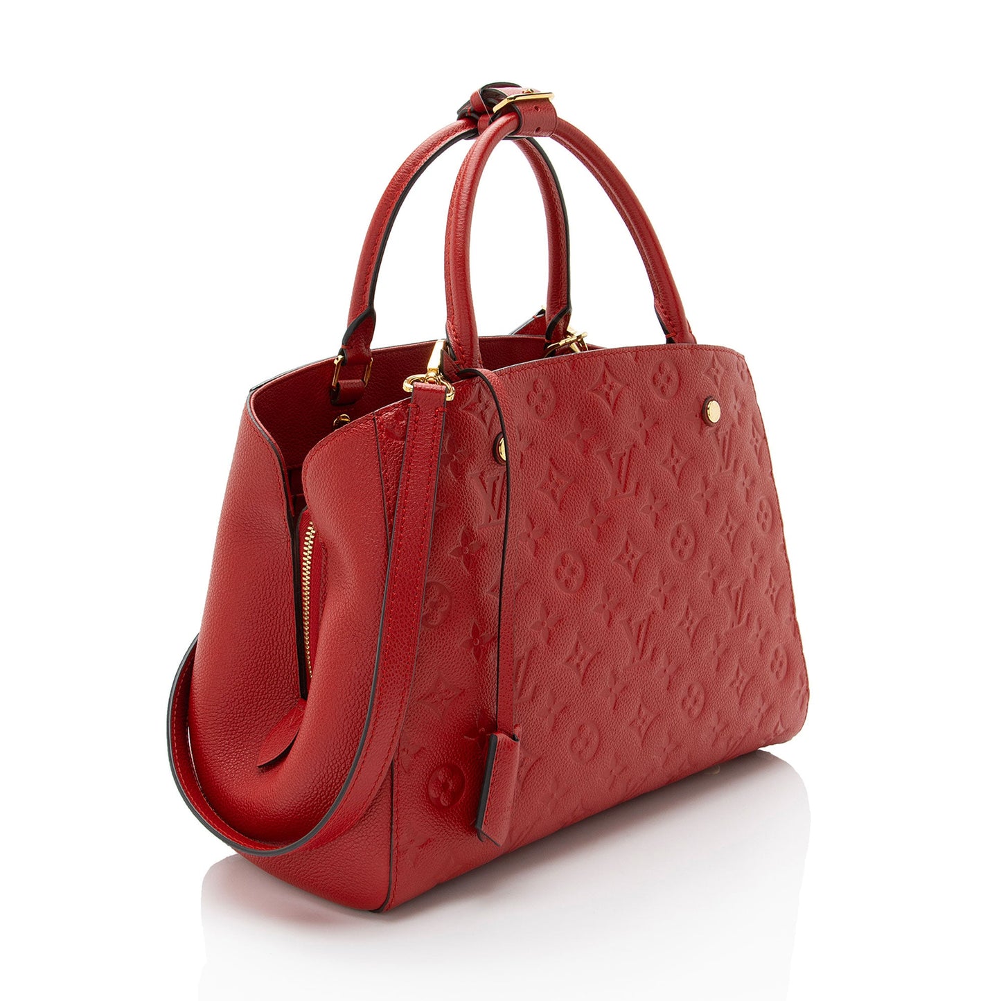 Louis Vuitton Monogram Empreinte Montaigne MM Satchel