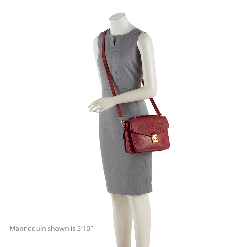Louis Vuitton Monogram Empreinte Pochette Metis Shoulder Bag (SHF-18570)