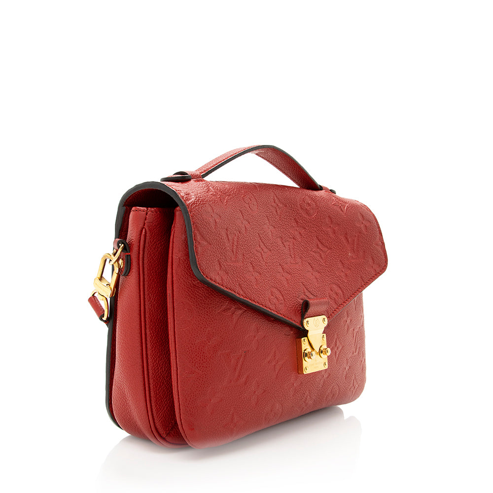 Louis Vuitton Monogram Empreinte Pochette Metis Shoulder Bag (SHF-19490)