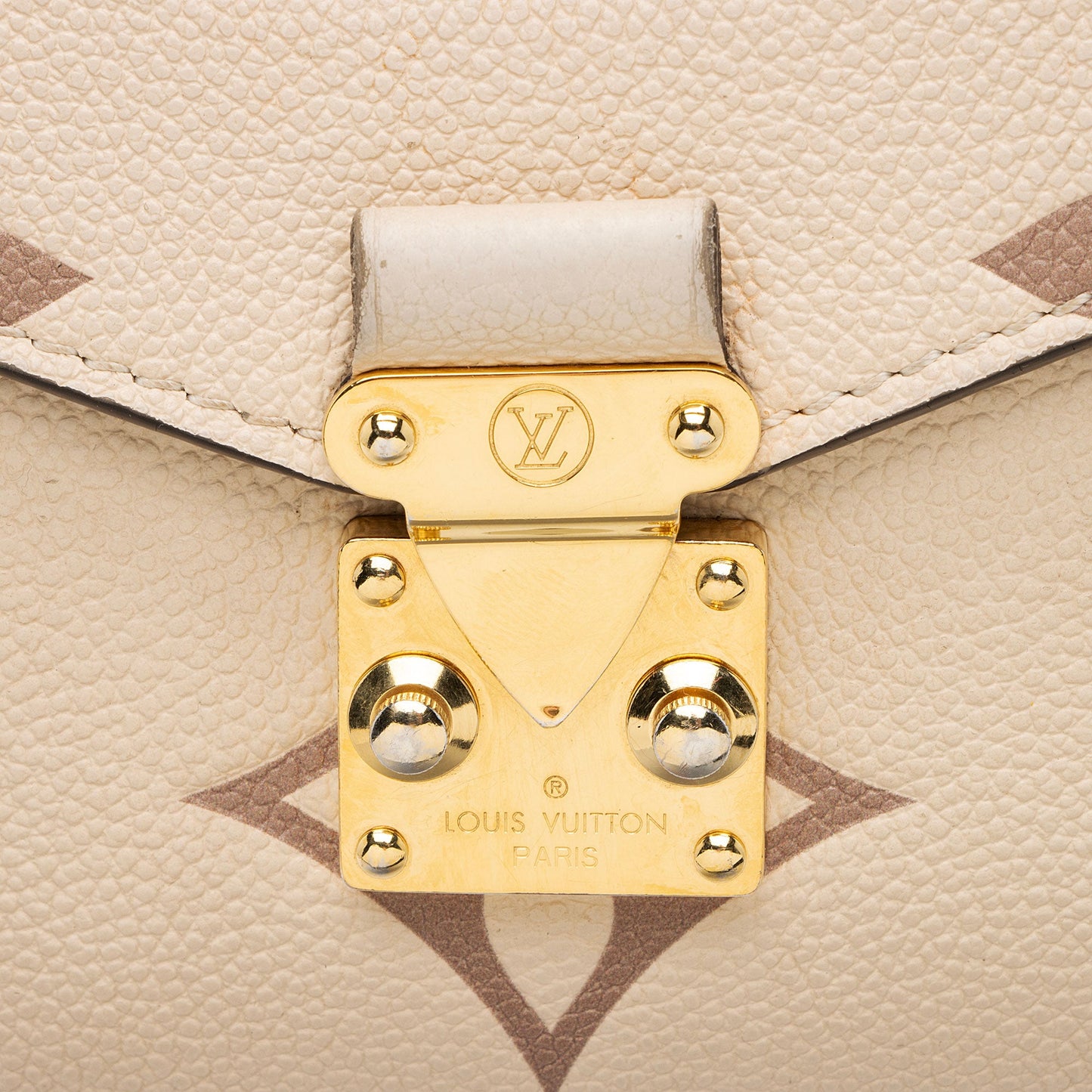 Louis Vuitton Giant Monogram Empreinte Bicolor Pochette Metis Shoulder Bag