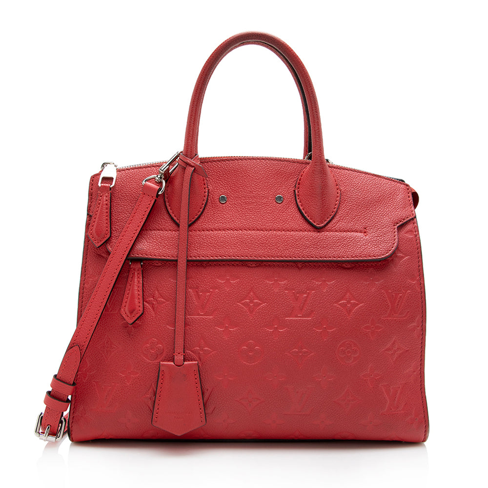 Louis Vuitton Monogram Empreinte Pont-Neuf MM Satchel -  (SHF-17152)