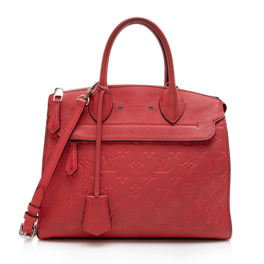 Louis Vuitton Monogram Empreinte Pont-Neuf MM Satchel -  (SHF-17152)