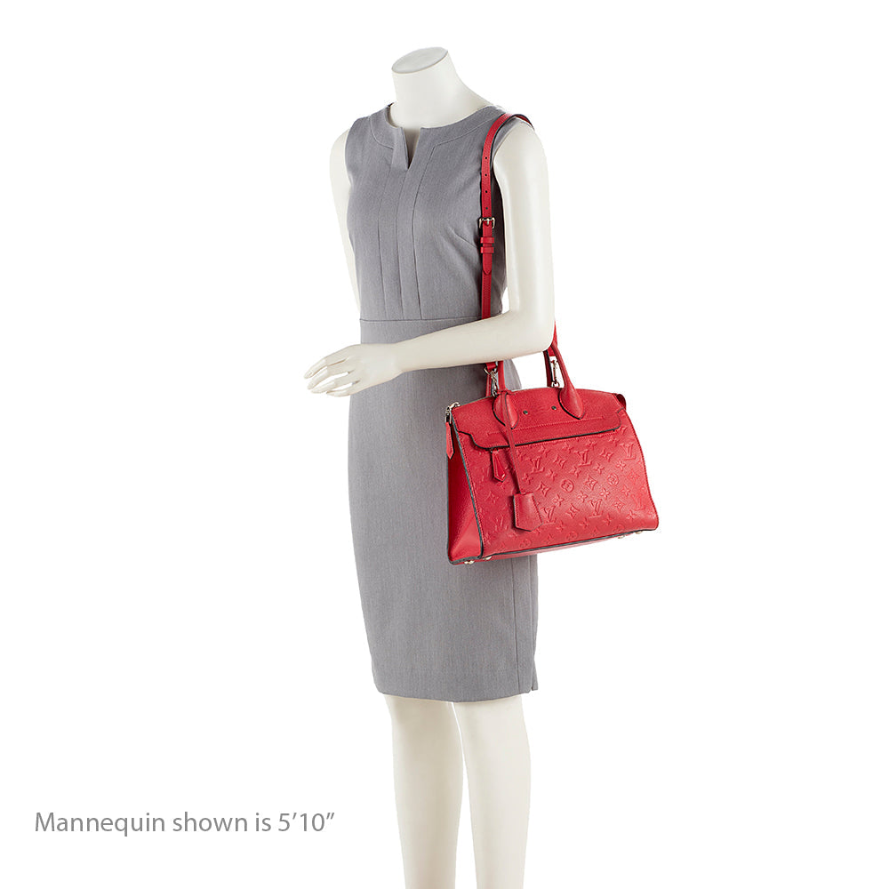 Louis Vuitton Monogram Empreinte Pont-Neuf MM Satchel -  (SHF-17152)