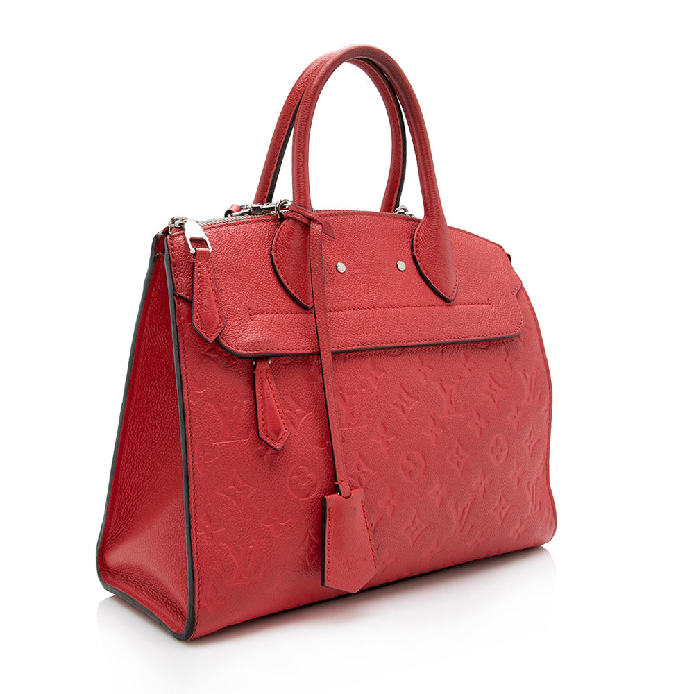Louis Vuitton Monogram Empreinte Pont-Neuf MM Satchel -  (SHF-17152)