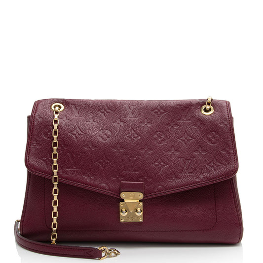 Louis Vuitton Monogram Empreinte Saint Germain MM Shoulder Bag (SHF-FTAZBE)