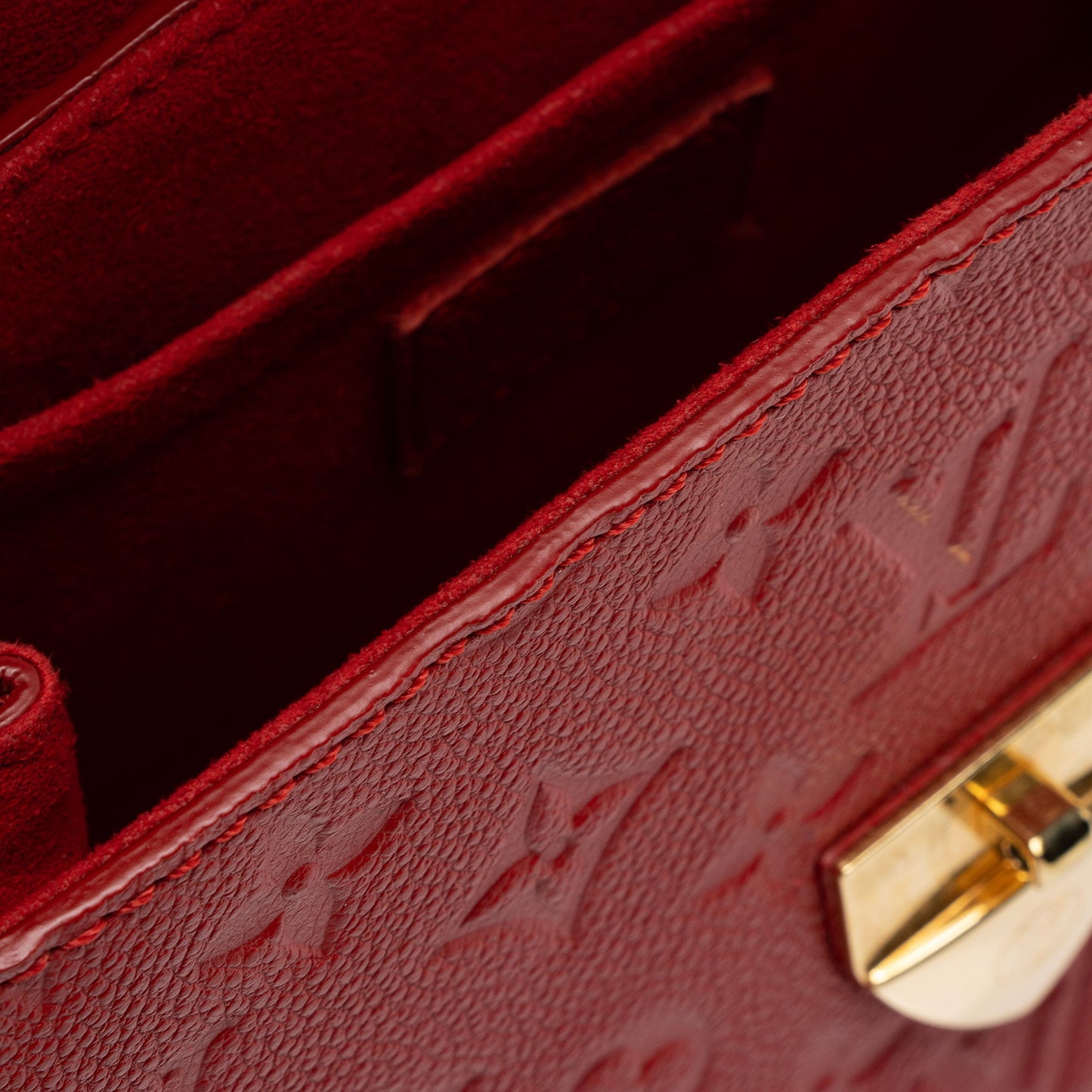 Louis Vuitton Monogram Empreinte Saint Sulpice BB Shoulder Bag (SHF-6MpGQs)