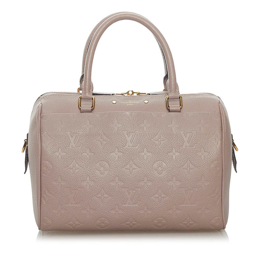 Louis Vuitton Monogram Empreinte Speedy 25 (SHG-28606)