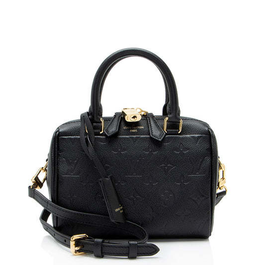 Louis Vuitton Monogram Empreinte Speedy Bandouliere 20 Satchel