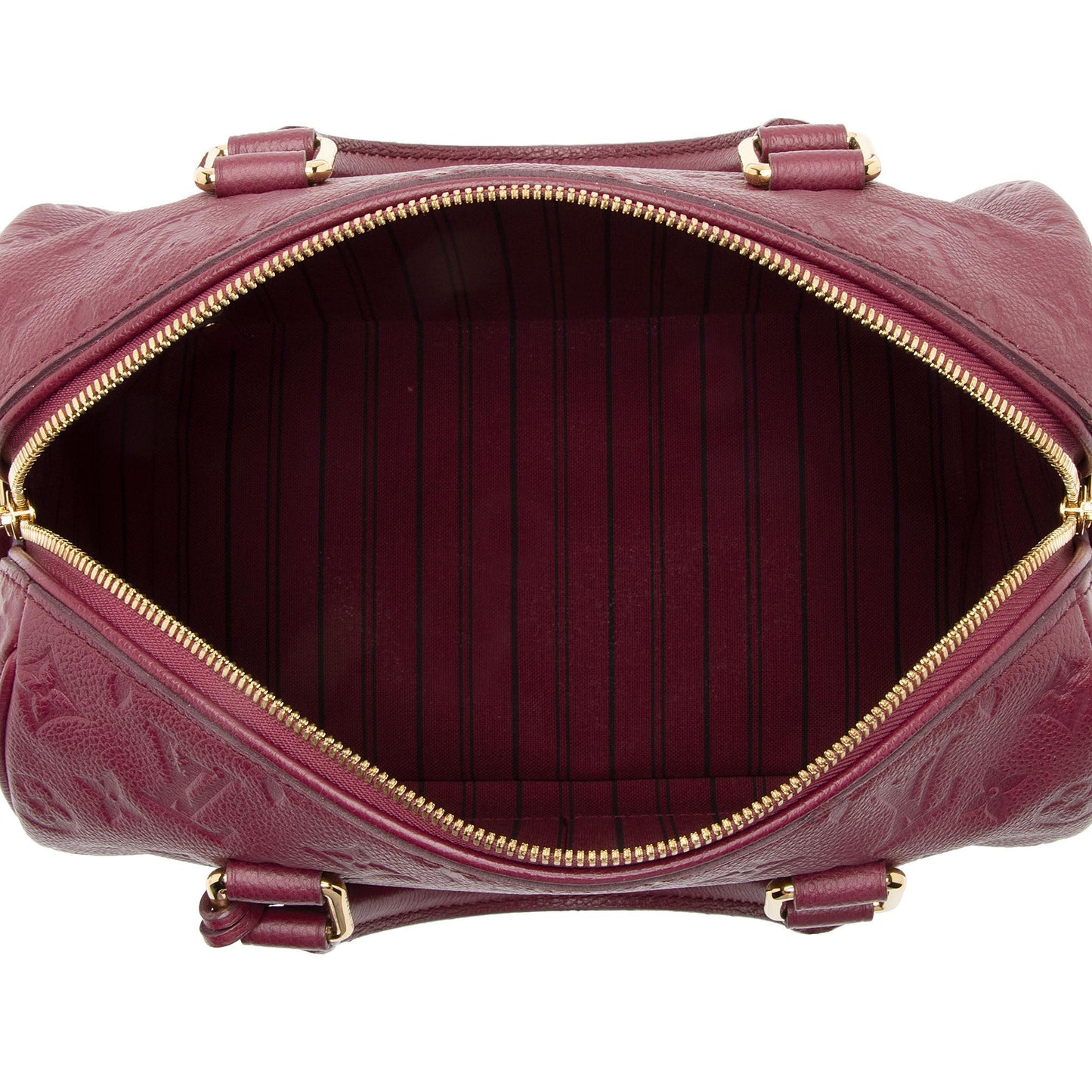 Louis Vuitton Monogram Empreinte Speedy Bandouliere 25 Satchel -  (SHF-7YVpMd)