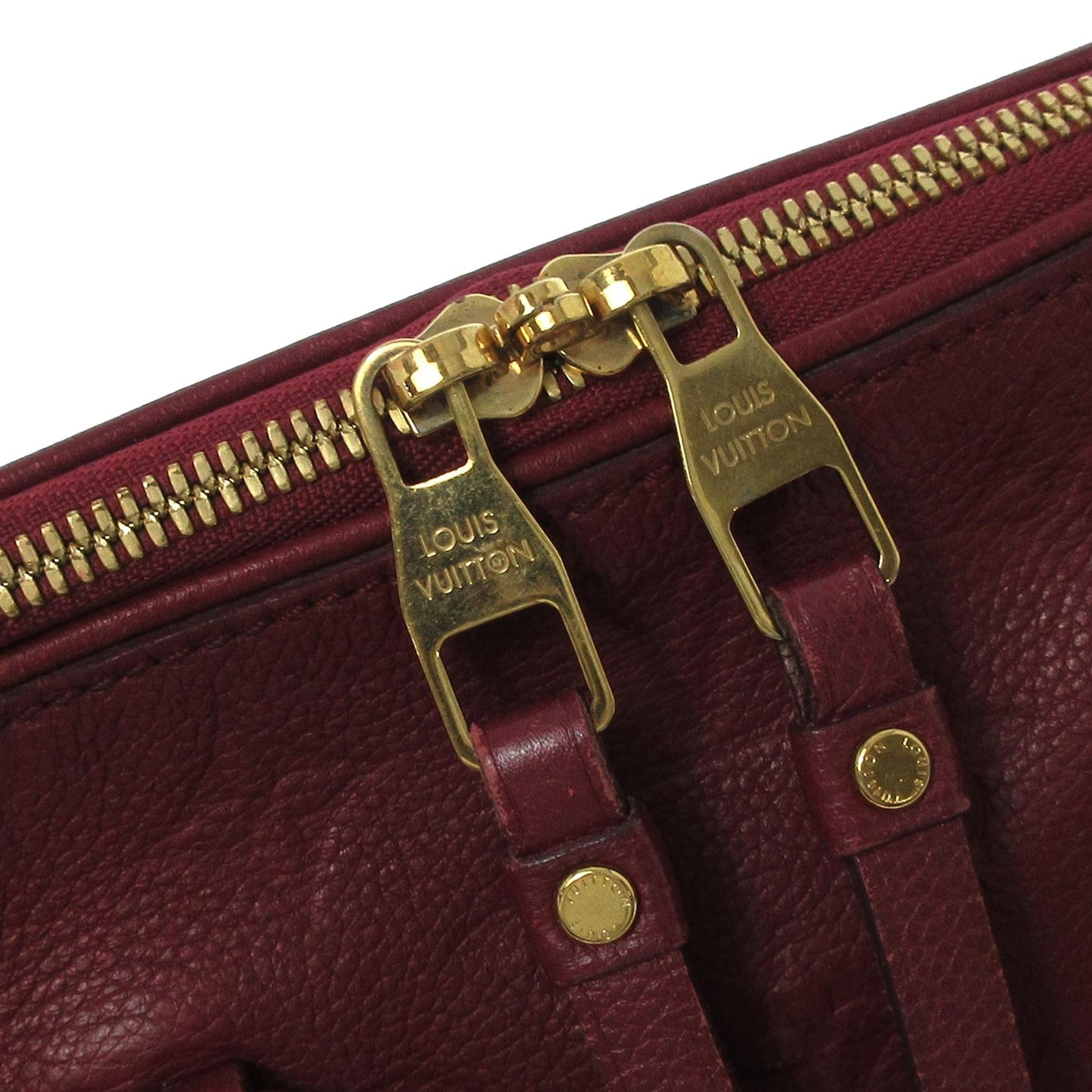 Louis Vuitton Monogram Empreinte Speedy Bandouliere 25 (SHG-35458)