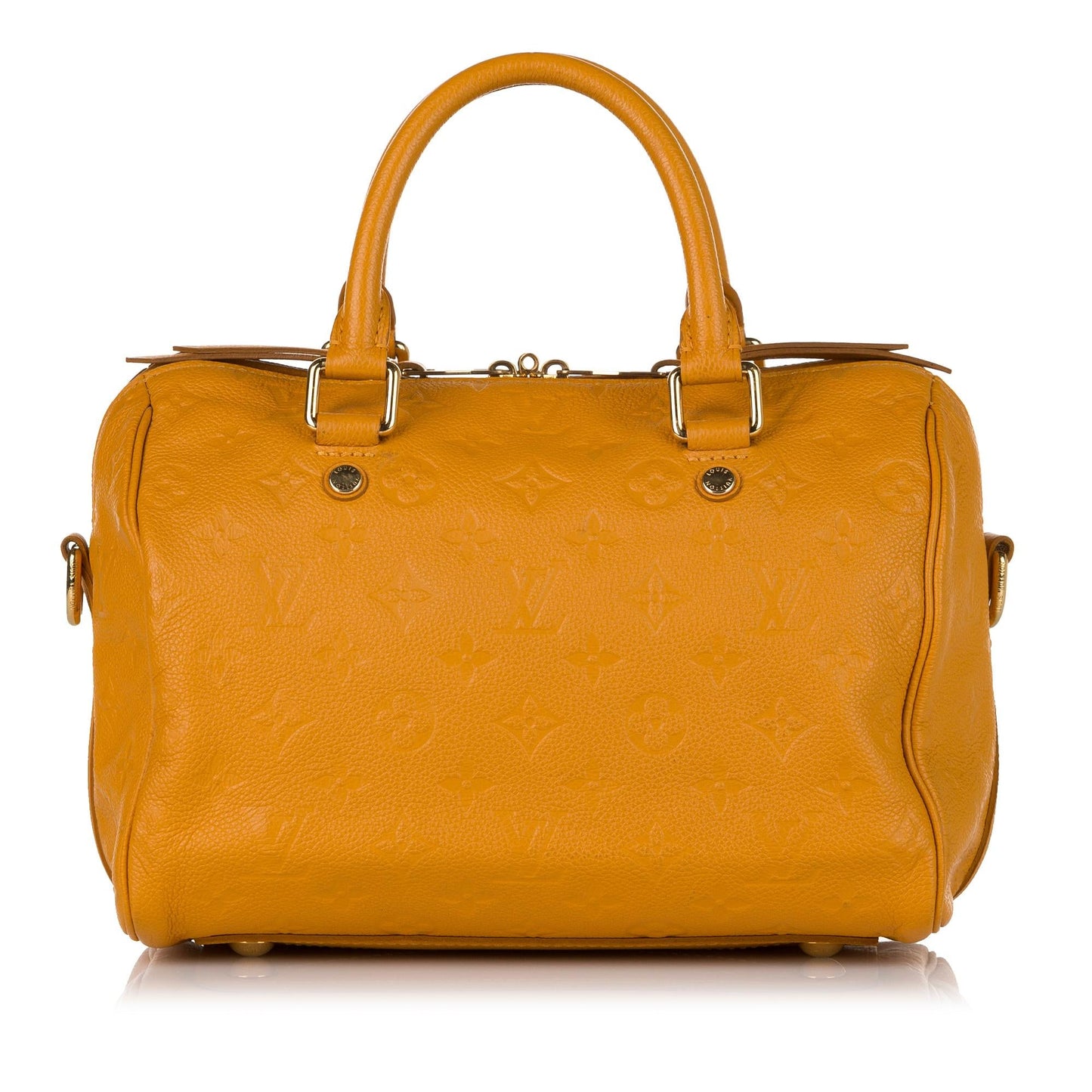 Louis Vuitton Monogram Empreinte Speedy Bandouliere 25 (SHG-36895)