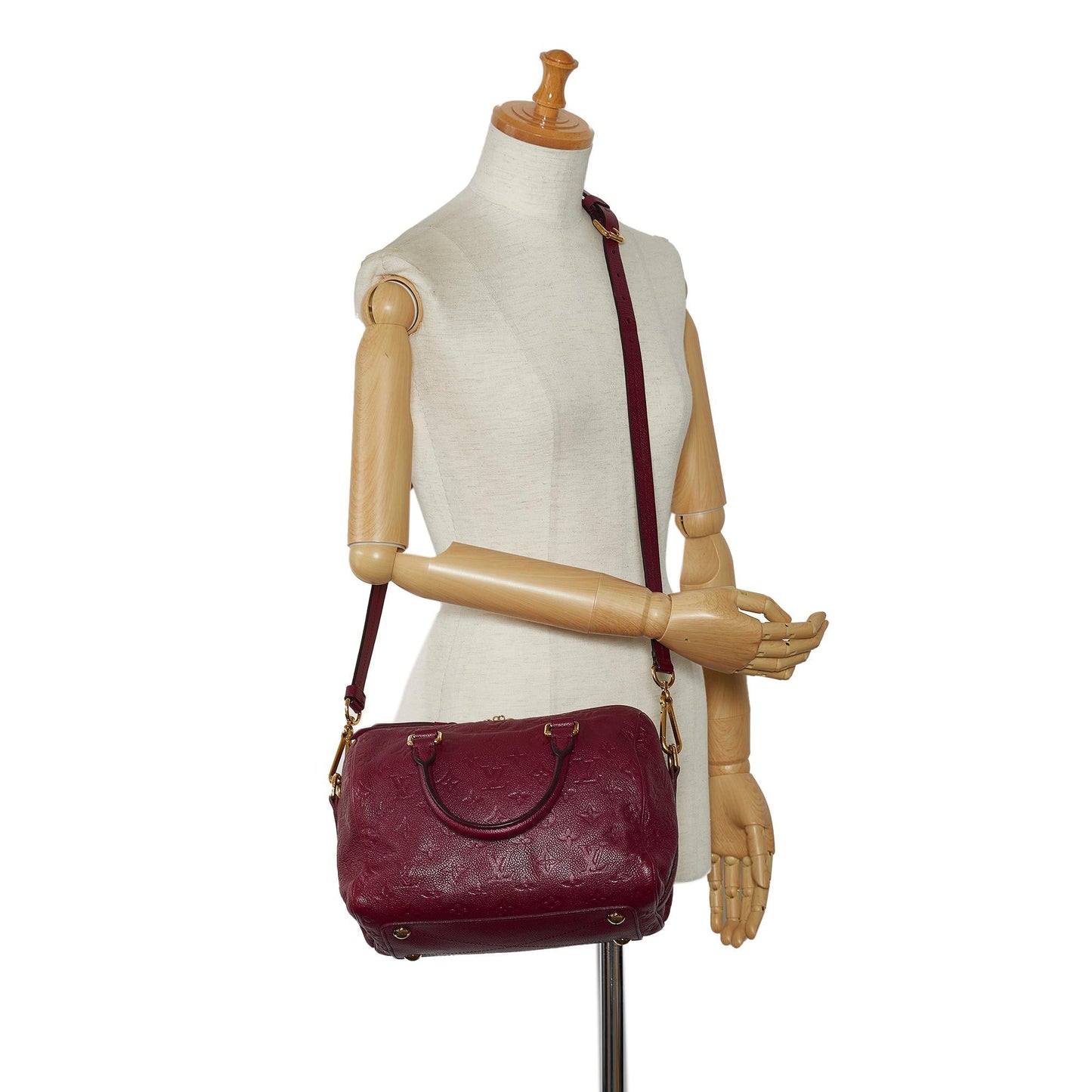 Louis Vuitton Monogram Empreinte Speedy Bandouliere 25 (SHG-K1nFa5)
