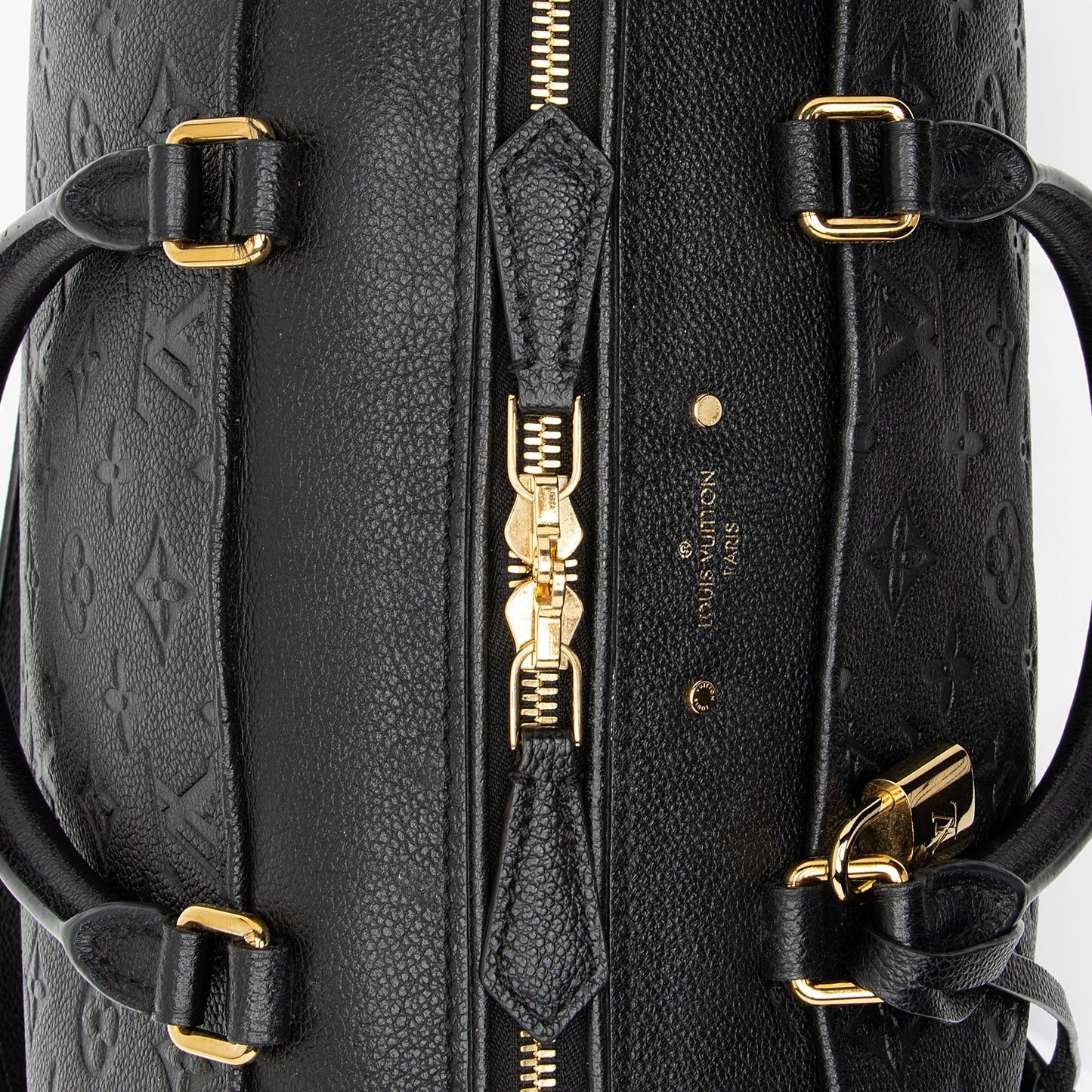 Louis Vuitton Monogram Empreinte Speedy Bandouliere 30 NM Satchel (SHF-UzN7iO)
