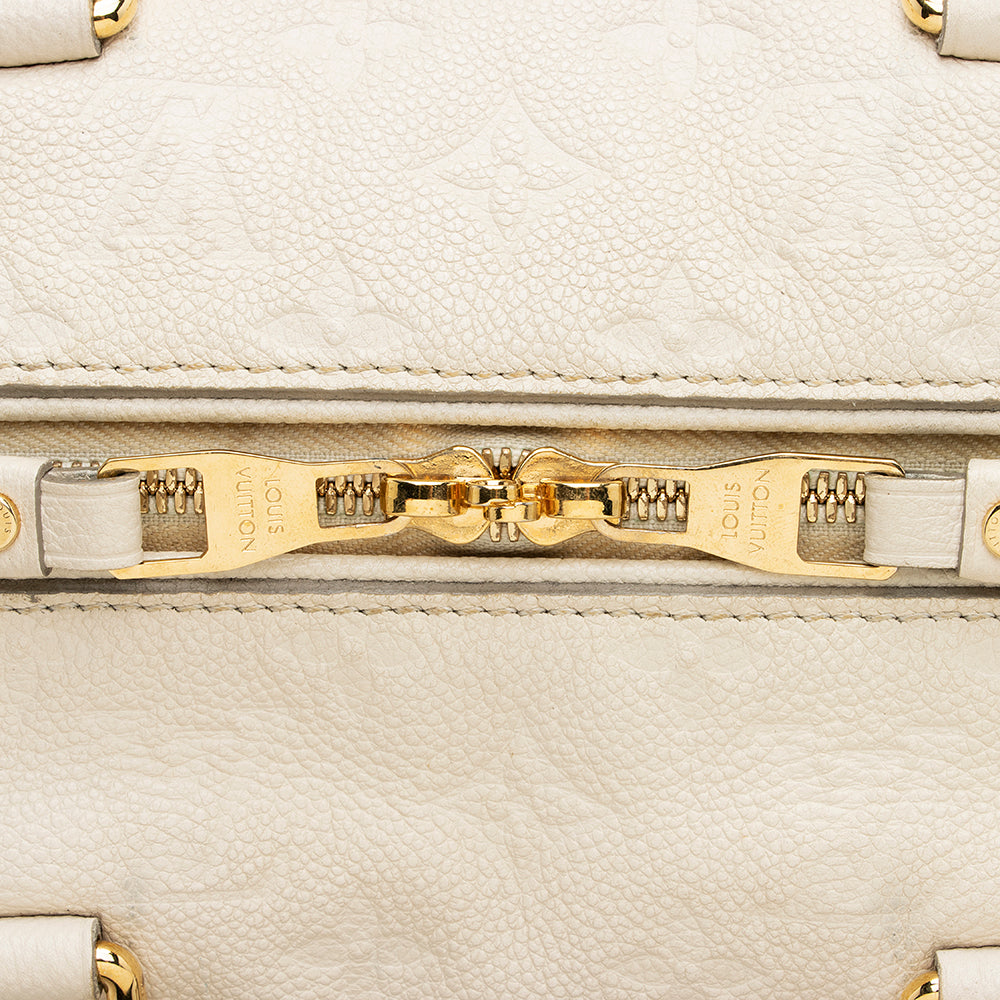 Louis Vuitton Monogram Empreinte Speedy Bandouliere 30 Satchel (SHF-19574)