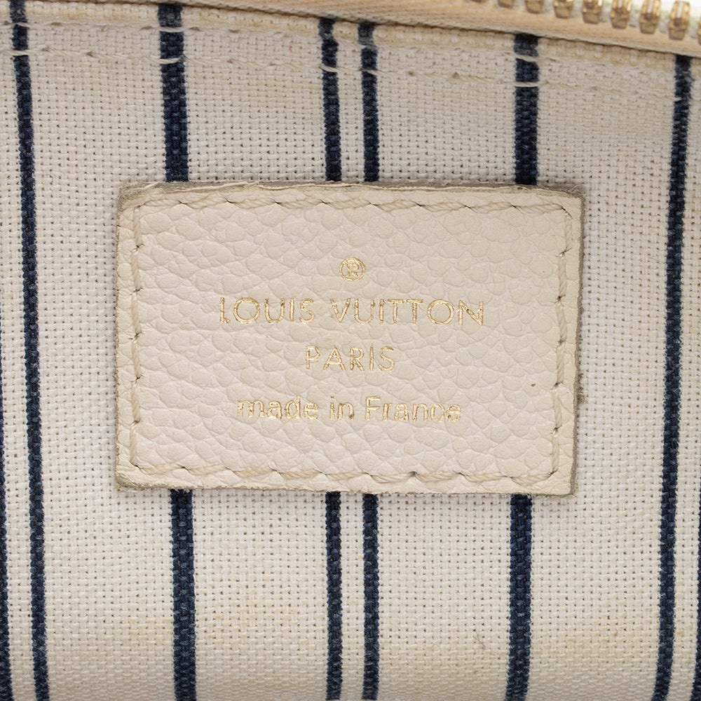 Louis Vuitton Monogram Empreinte Speedy Bandouliere 30 Satchel (SHF-19574)