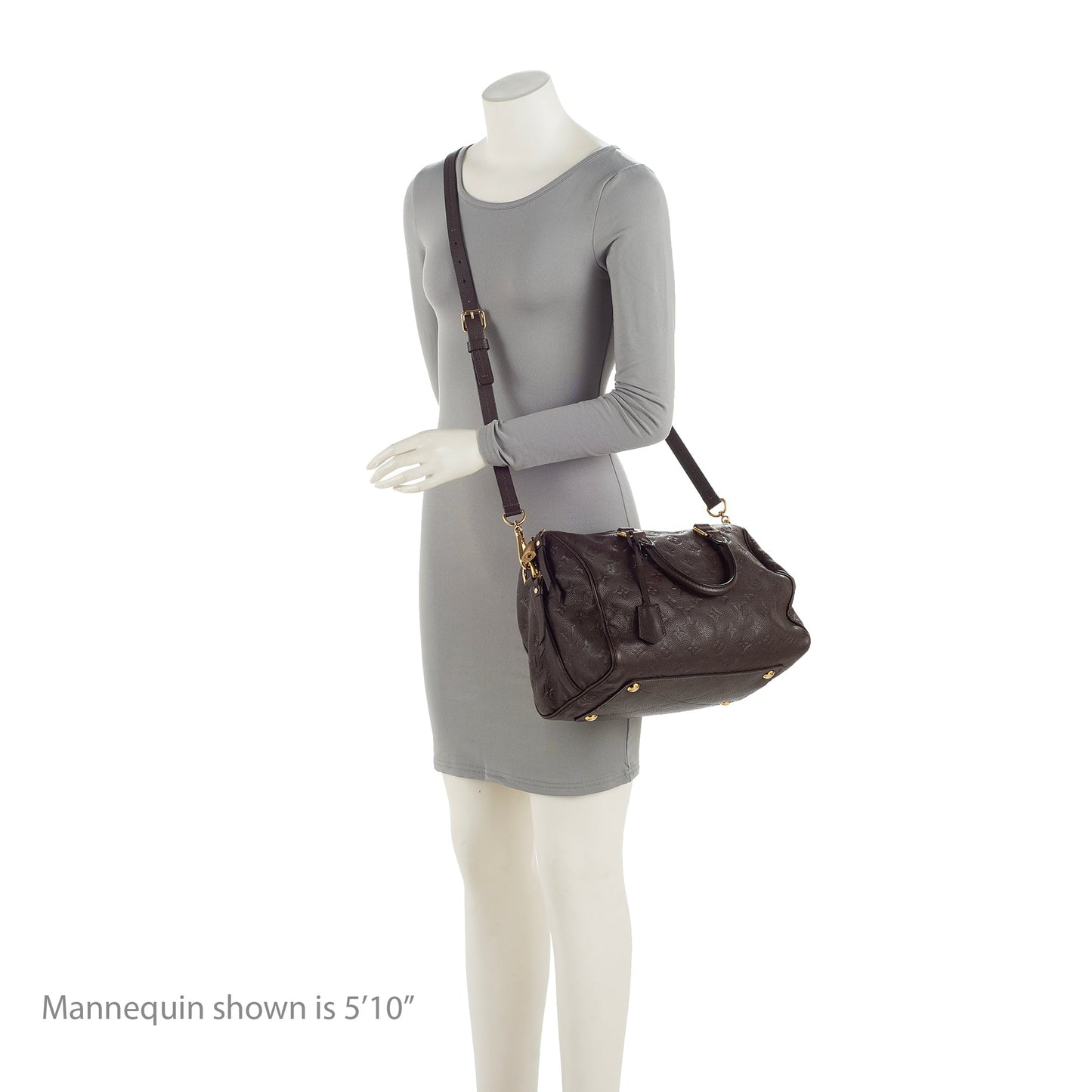 Louis Vuitton Monogram Empreinte Speedy Bandouliere 30 Satchel (SHF-23588)