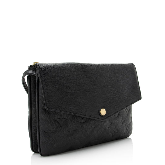 Louis Vuitton Monogram Empreinte Twinset Shoulder Bag (SHF-Kbs2HP)