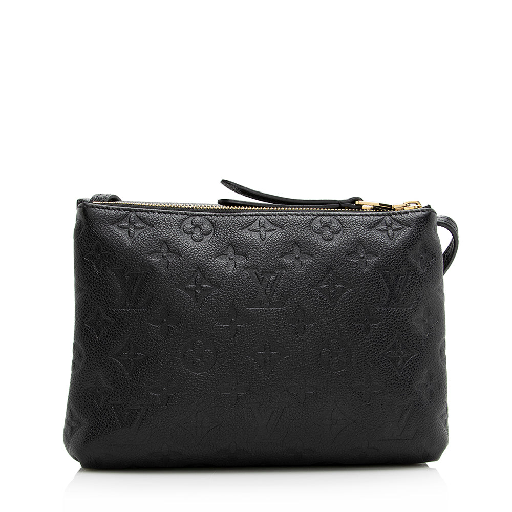 Louis Vuitton Monogram Empreinte Twinset Shoulder Bag (SHF-21462)