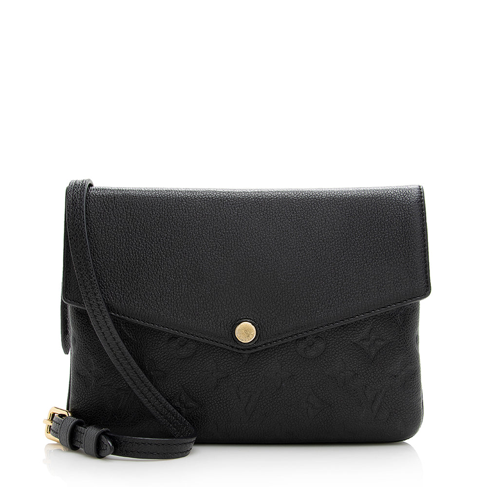 Louis Vuitton Monogram Empreinte Twinset Shoulder Bag (SHF-21462)