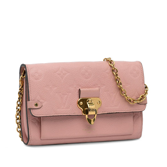 Louis Vuitton Monogram Empreinte Vavin Wallet on Chain (SHG-kmTo31)