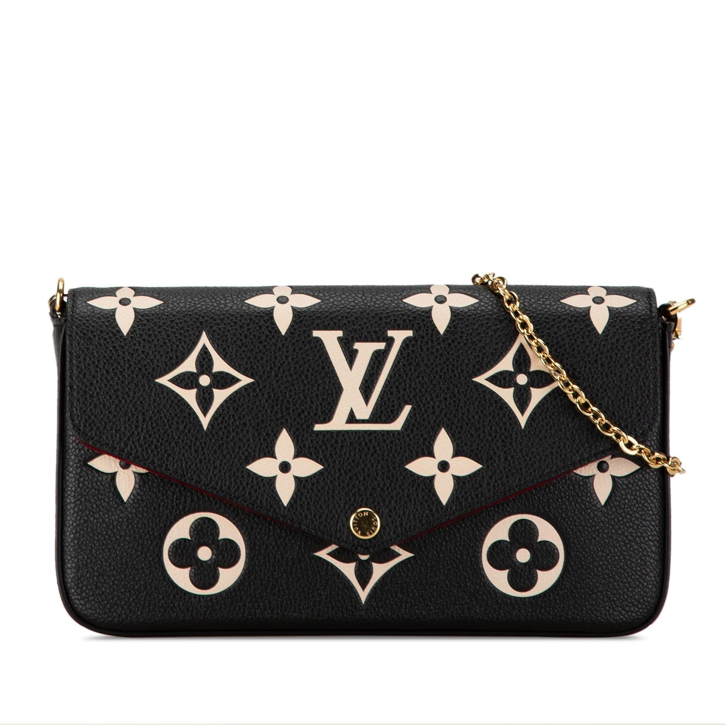 Louis Vuitton Monogram Empriente Bicolor Pochette Felicie (SHG-rpPuUu)