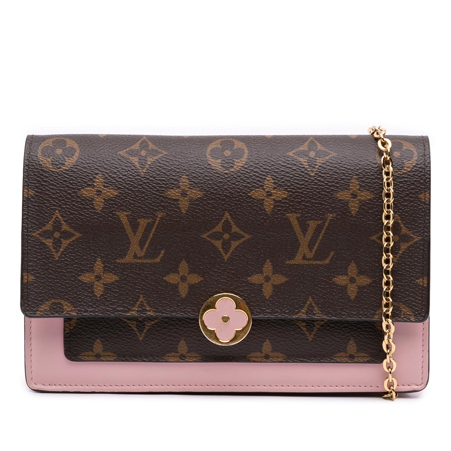 Louis Vuitton Monogram Flore Wallet On Chain
