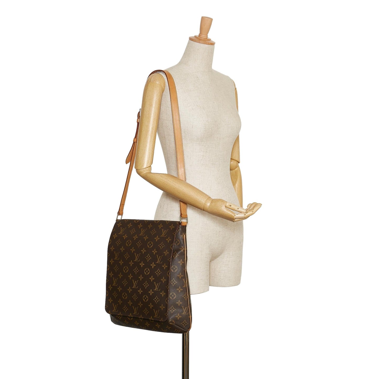 Louis Vuitton Monogram GM Musette Salsa Long Strap (SHG-35149)