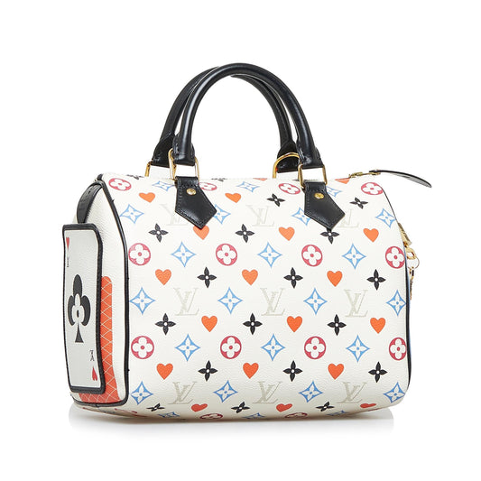 Louis Vuitton Monogram Game On Speedy Bandouliere 25 (SHG-G6gb36)