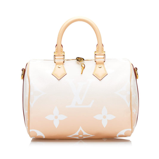 Louis Vuitton Monogram Giant By The Pool Speedy Bandouliere 25 (SHG-lpOsSm)