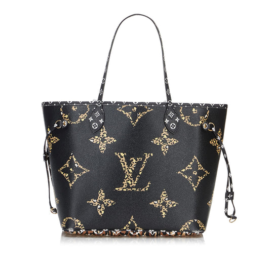 Louis Vuitton Monogram Giant Jungle Neverfull MM (SHG-4HIPD2)
